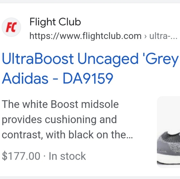 Women's (Unisex) Adidas Ultra Boost Uncaged Grey II Size 9 Women or 7.5 Men or - Picture 2 of 12